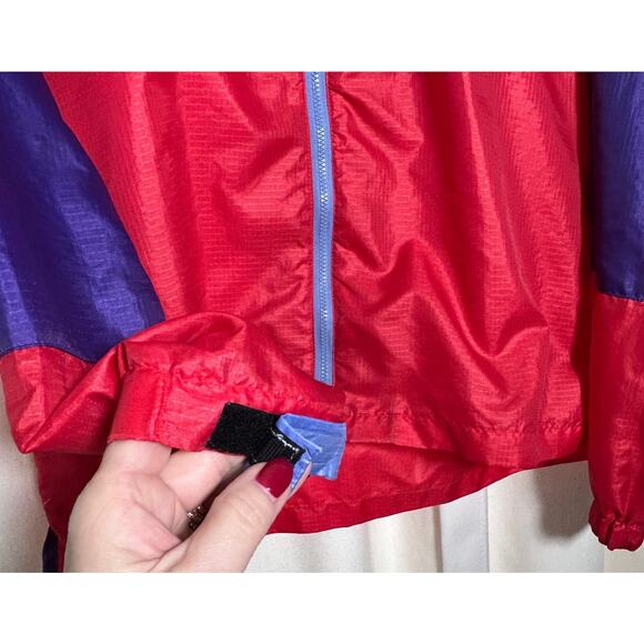 Marmot Women's Windbreaker Rain‎ Coat Shell Packable Red Purple Size Large - Picture 6 of 15